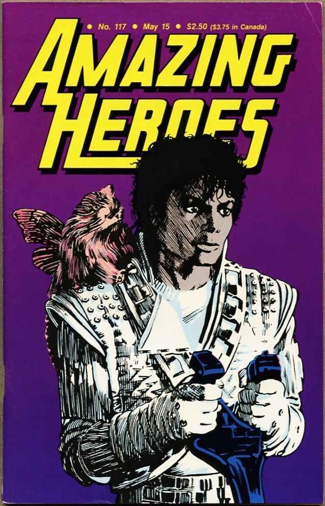 Amazing Heroes #117-1987 fn+ 6.5 Michael Jackson cover and feature