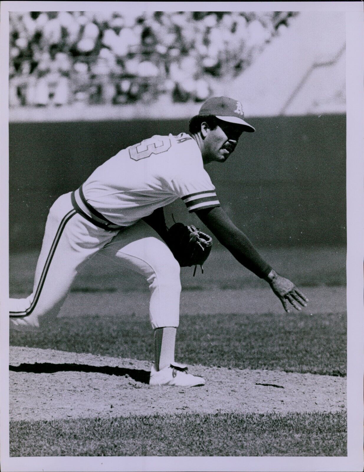 LG847 \'78 Original Russ Reed Photo ELIAS SOSA Oakland Athletics Baseball Pitcher