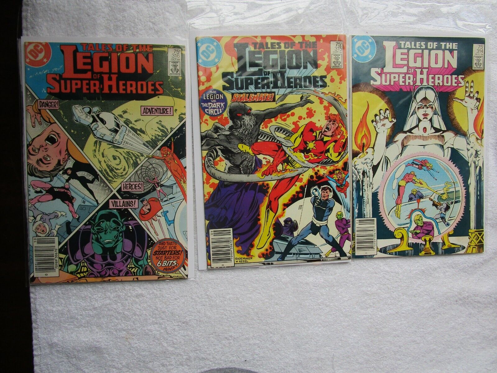 Tales of the Legion of Super-Heroes Comics lot of 11 (ungraded) 1984 to 1987