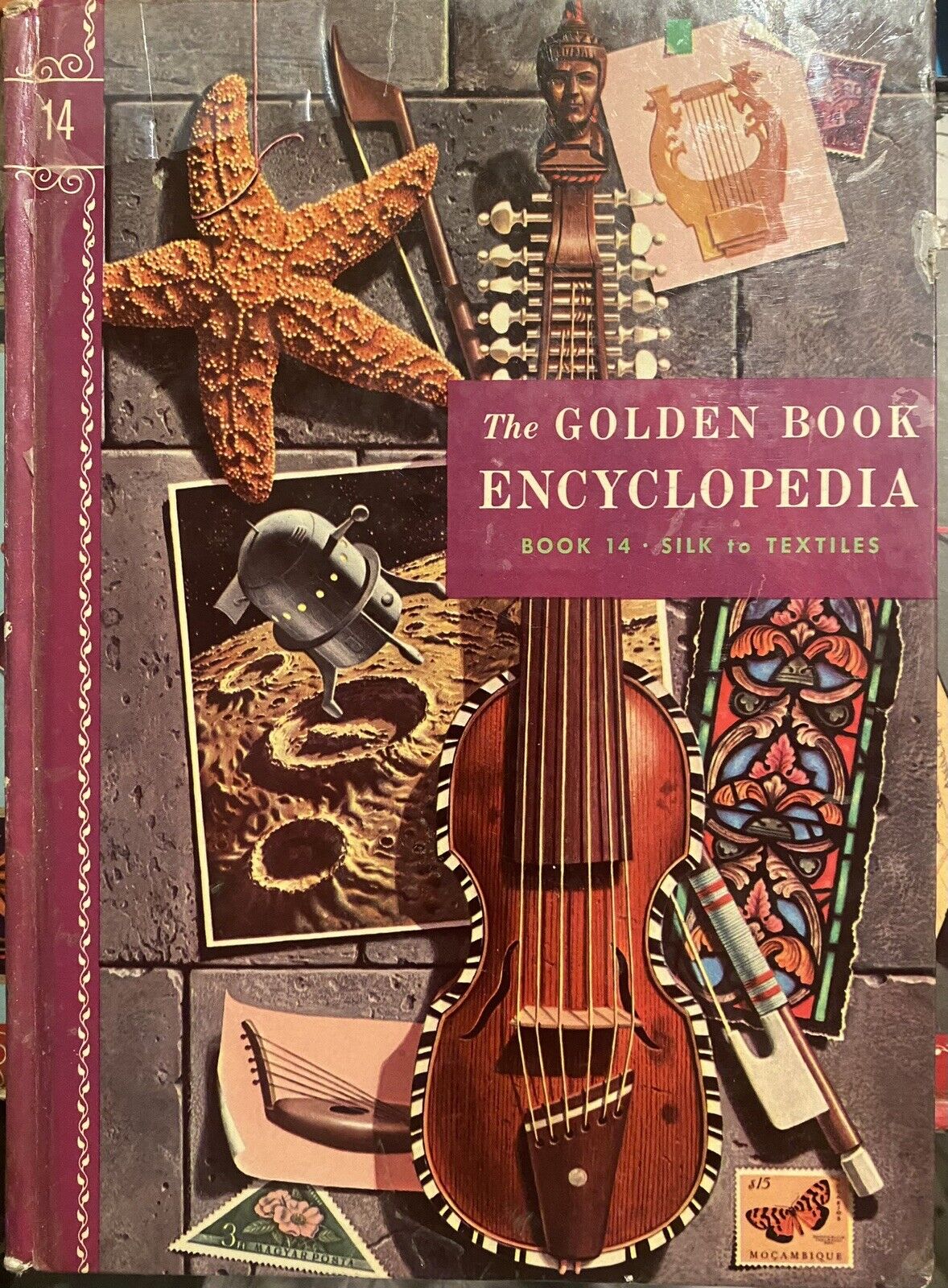 1959 The Golden Book Encyclopedia Book 14 Good Condition One Owner