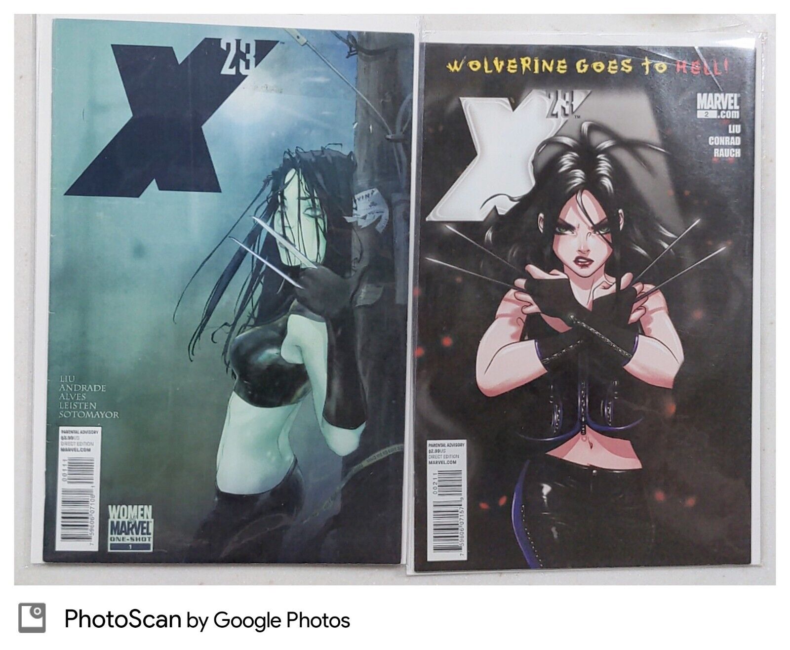 X-23 #1  Women of Marvel One-Shot - 2010 & X-23 (2012) #2 - Danni Shinya Luo Cvr