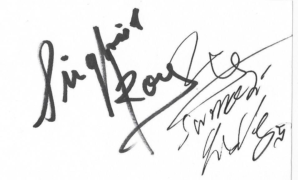 Siegfried & Roy dual signed 3x5 index cards Vegas superstars autograph JSA coa