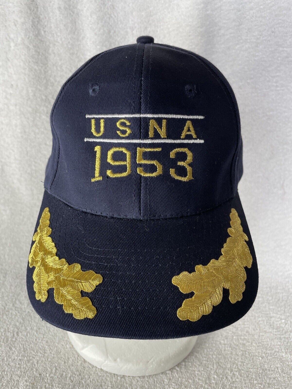Vintage Original 1953 USNA Ballcap Hat Mens U.S.  Naval Academy Scrambled Eggs