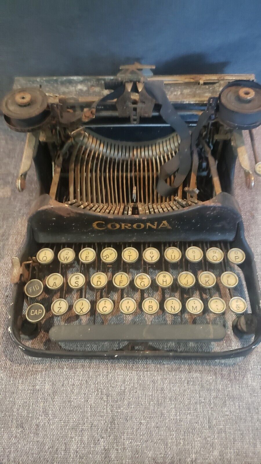 Rare Small Antique Corona Typewriter