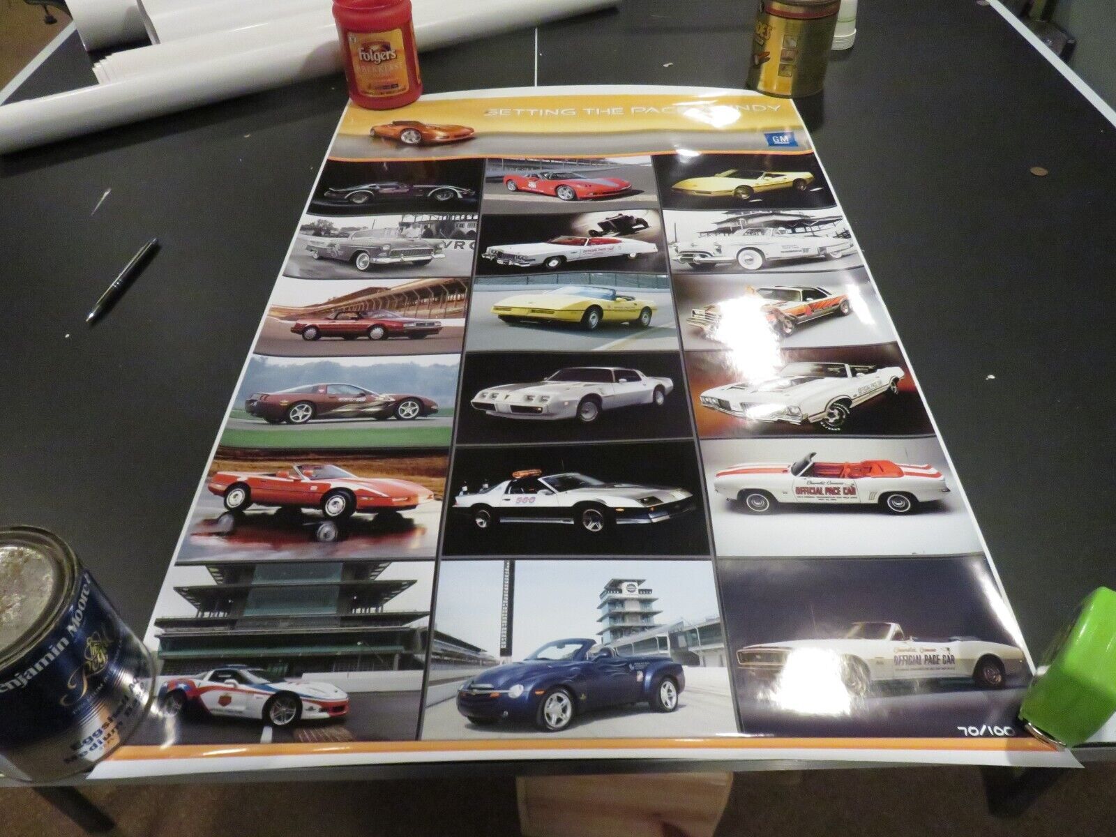 2007 Photographic GM Media Pace car poster limited number 70 of 100