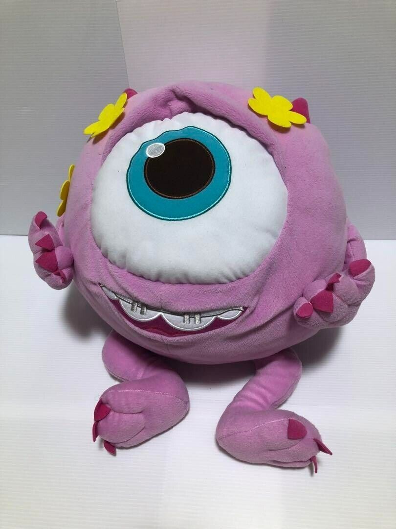 RARE Monsters Inc. Pink Mike Wazowski Giga BIG Plush doll Exclusive to JAPAN