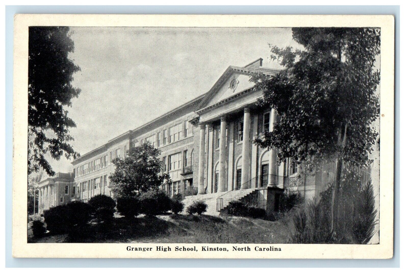 c1930\'s Granger High School Kinston North Carolina NC Vintage Postcard