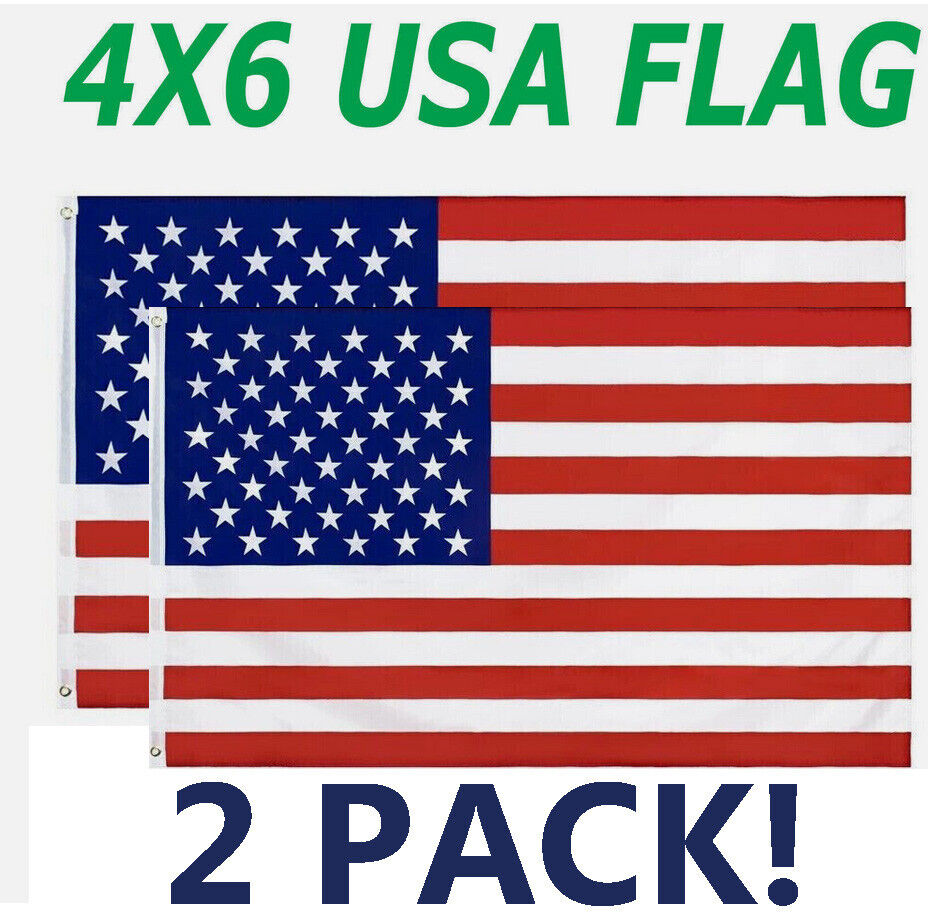 4x6 FT Outdoor American Flag Made in USA Luxury Star US