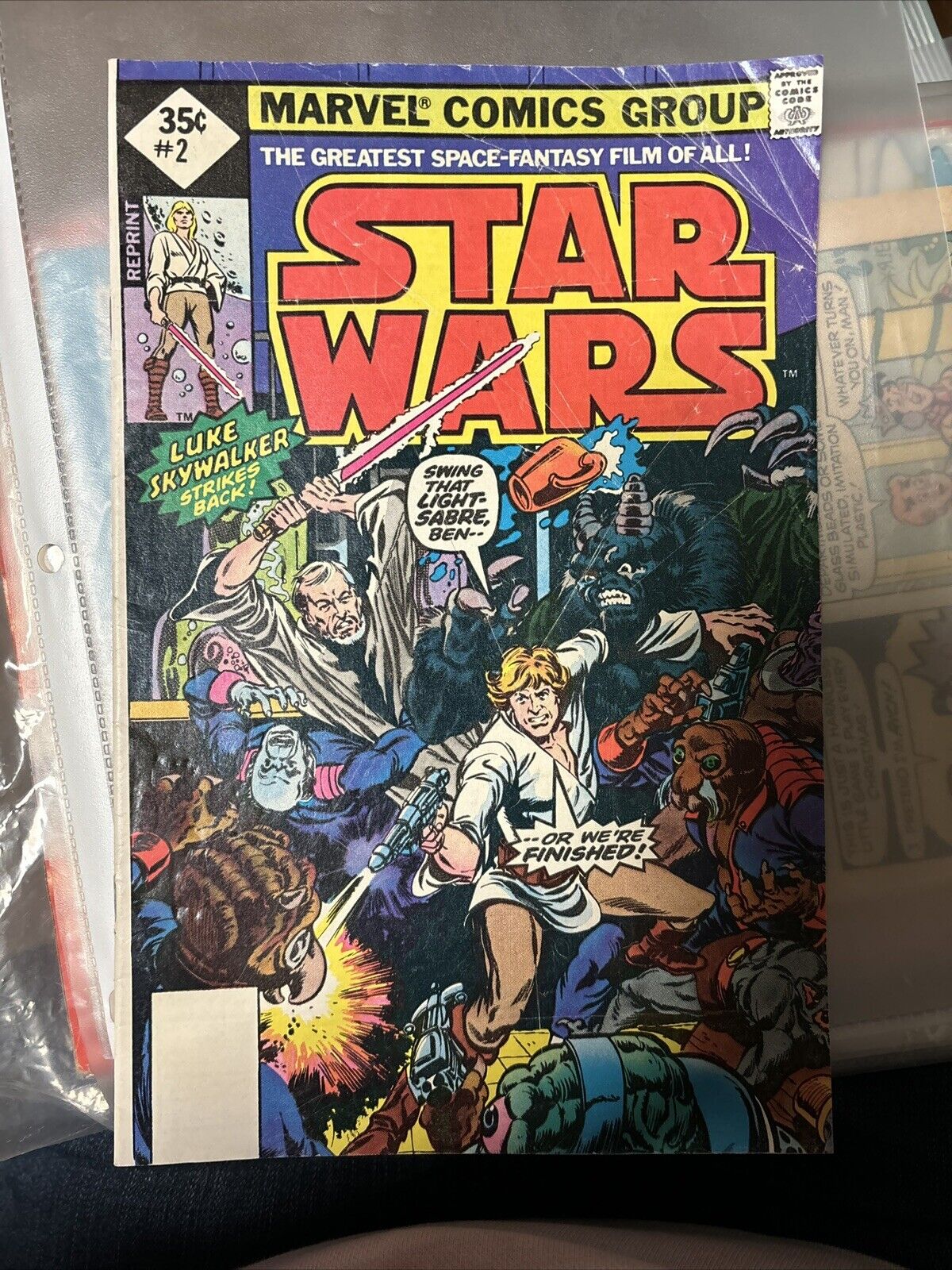 Marvel Comics: Star Wars No2 Vintage 1977 Reprint Obi Wan Kenobi Chewbacca Luke