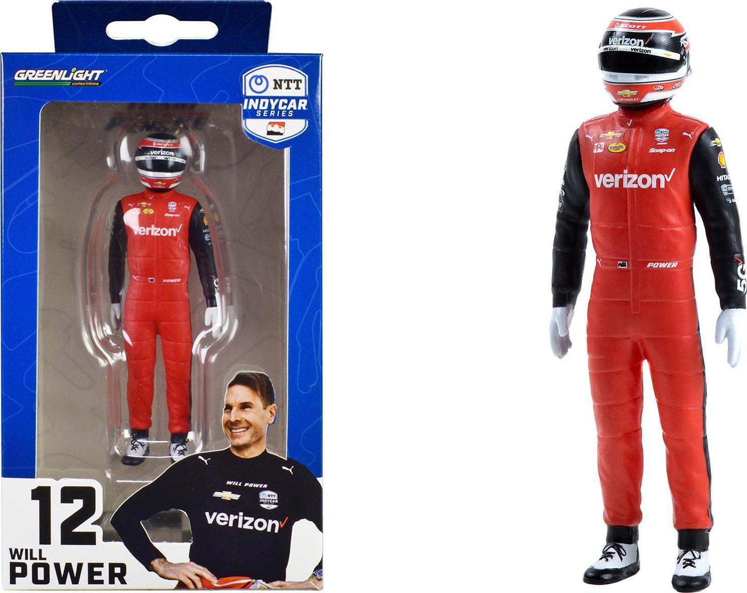 NTT IndyCar Series #12 Will Power Driver Figure Verizon 5G - Team Penske For By