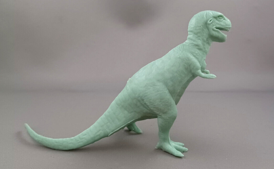 Marx Dinosaur Tyrannosaurus 1970s Prehistoric Playset Vintage Green Plastic