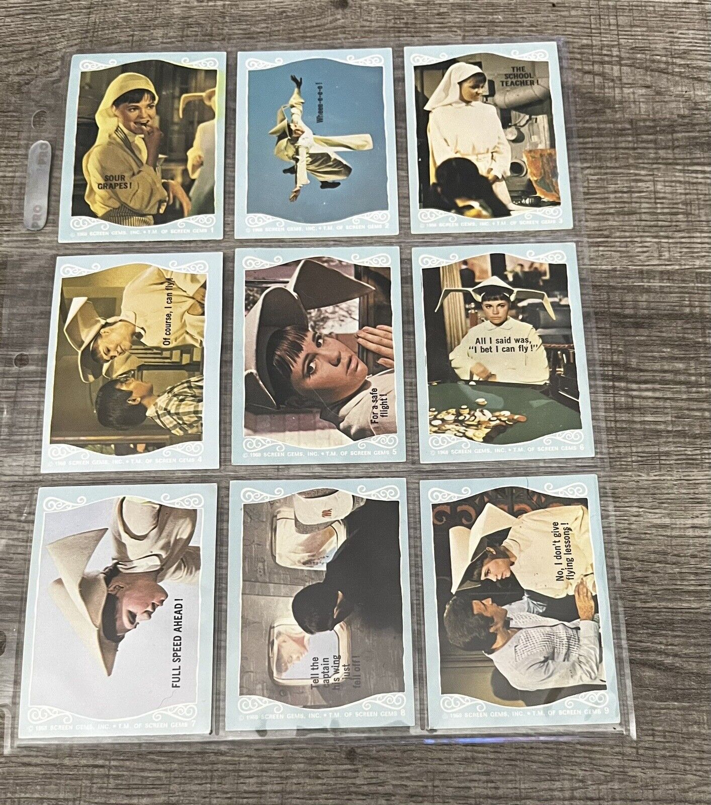 Donruss 1968 The Flying Nun Complete Set 66 1-66 With Wrapper Ex-Ex-Mt