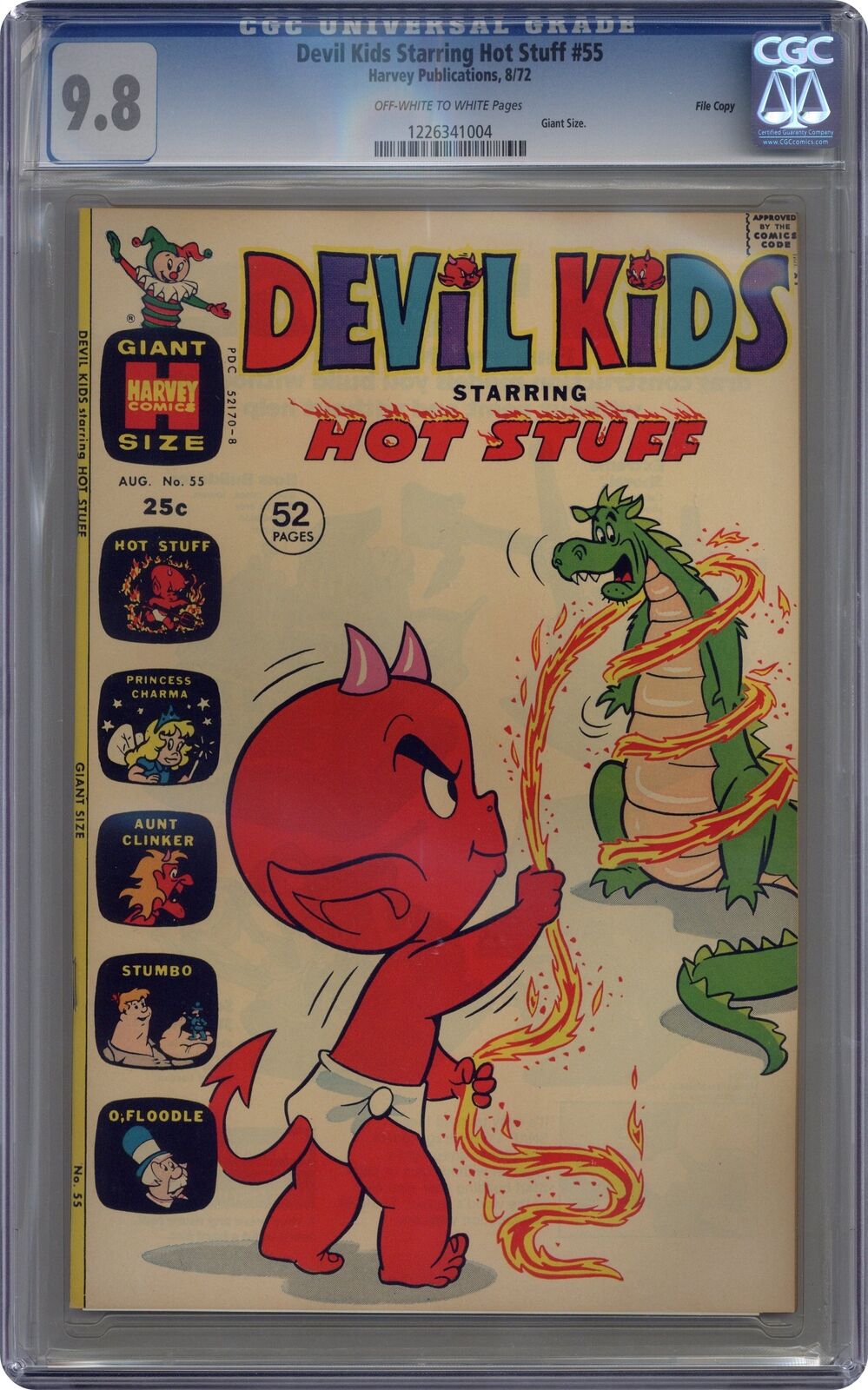 Devil Kids Starring Hot Stuff #55 CGC 9.8 1972 1226341004