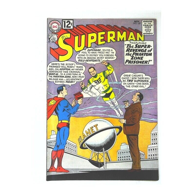 Superman (1939 series) #157 in Fine minus condition. DC comics [l`