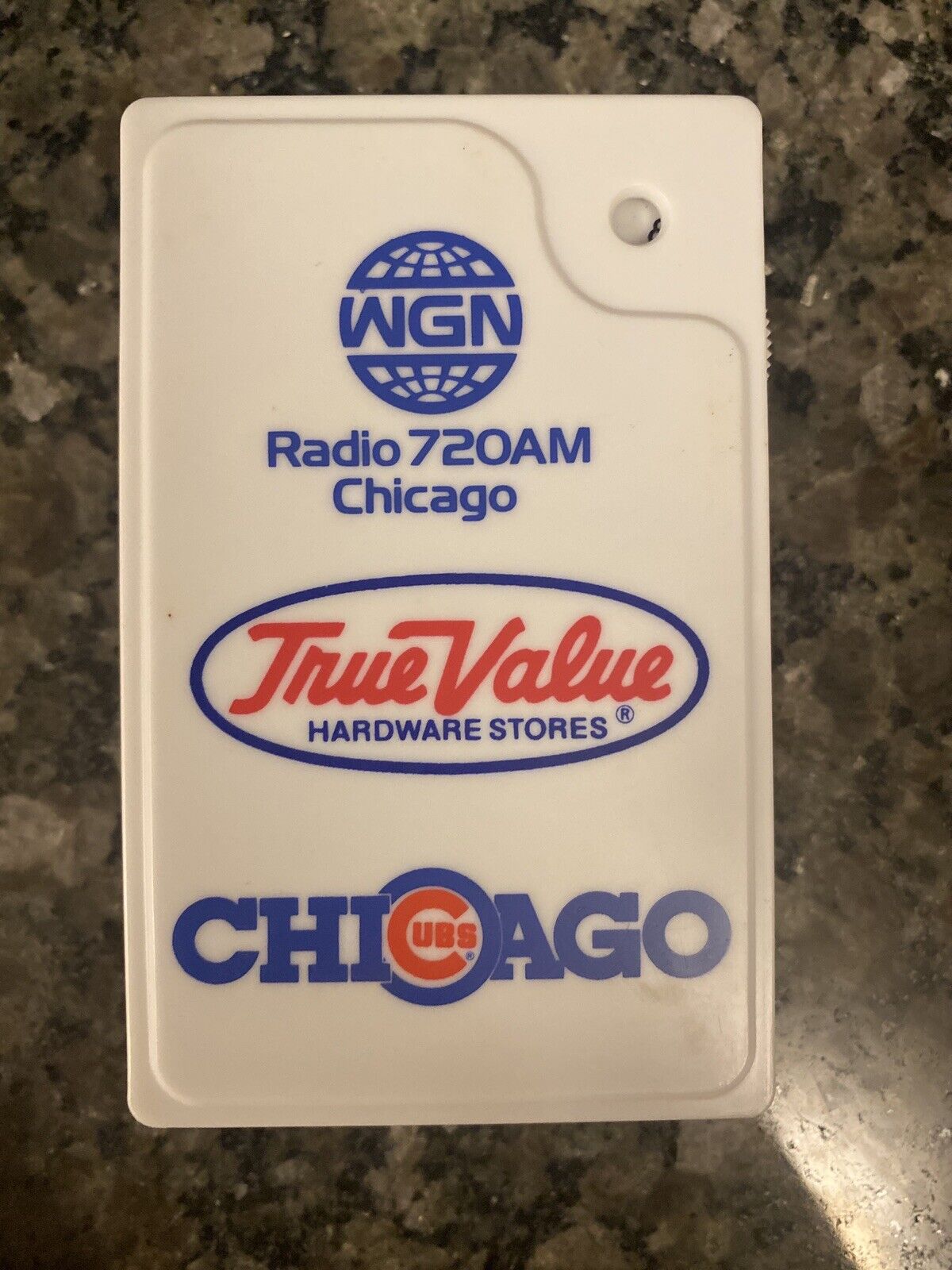 Chicago Cubs / WGN Radio 720AM -Vintage Portable / 1987 Game Giveaway -VERY RARE