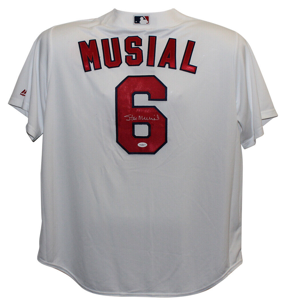 Stan Musial Signed St. Louis Cardinals Authentic Majestic Baseball Jersey w/ COA