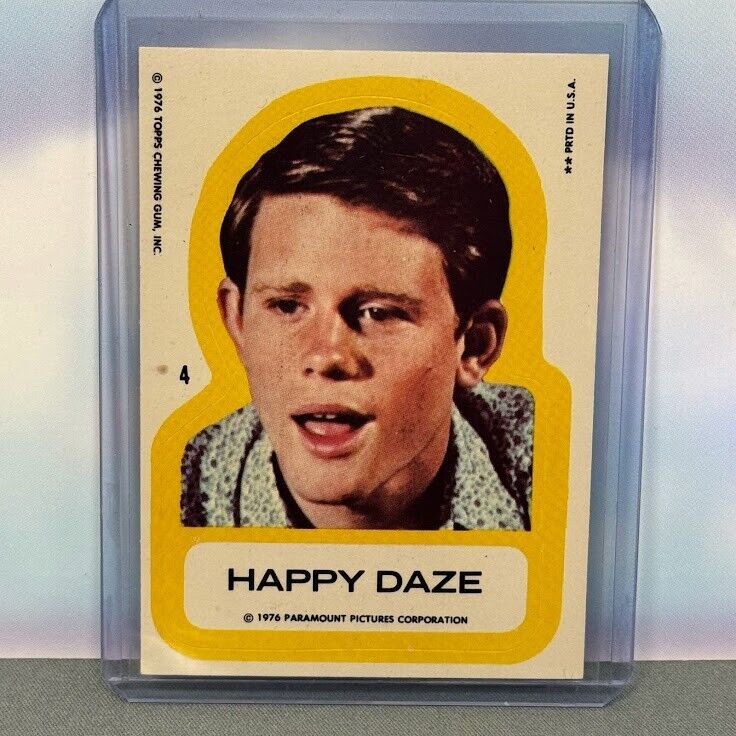 1976 Topps Happy Days Sticker #4 Happy Daze