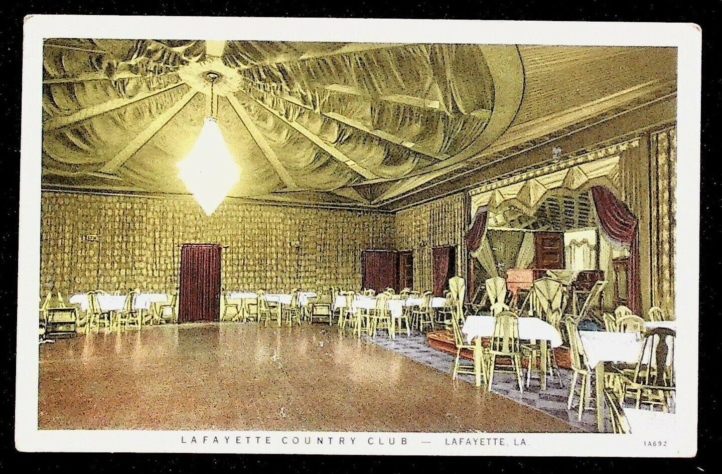 1931 Lafayette Country Club, Lafayette Louisiana LA - Vintage Postcard