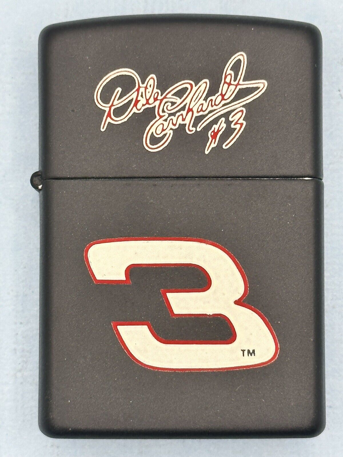 Vintage 1996 Dale Earnhardt #3 Signature Black Matte Zippo Lighter NEW