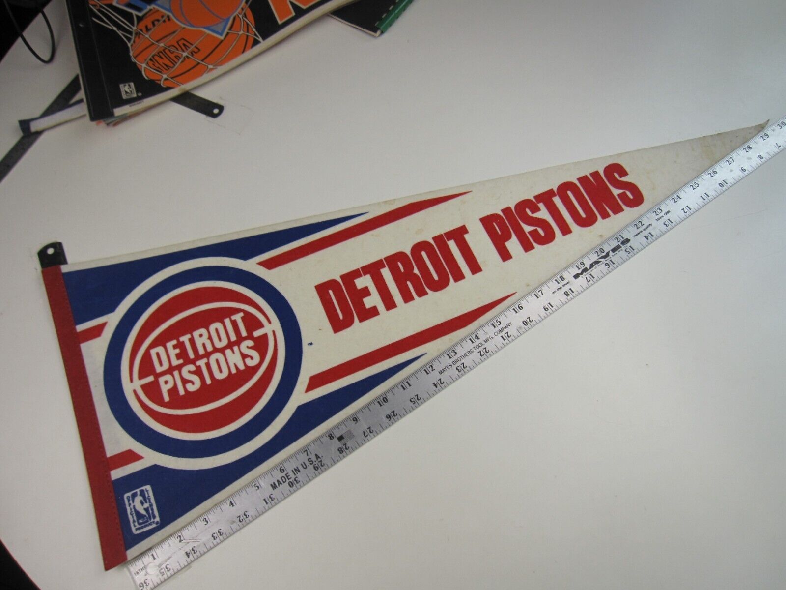 Vintage NBA Detroit Pistons Pennant  BIS