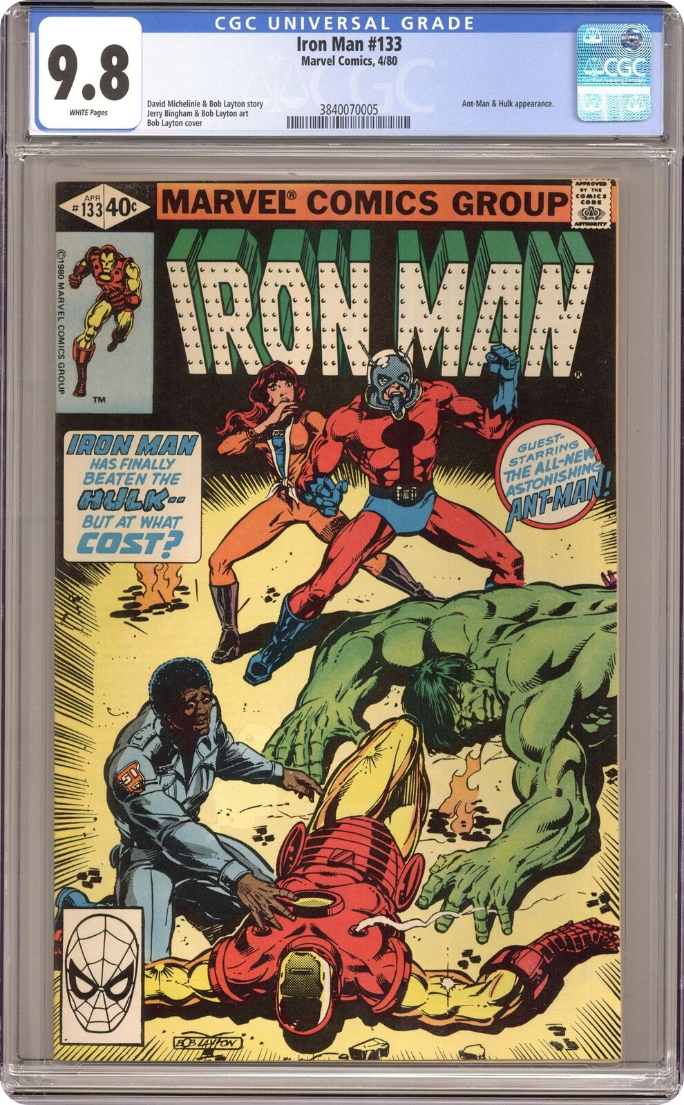 Iron Man #133 CGC 9.8 1980 3840070005