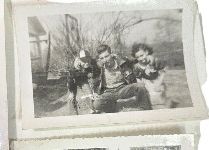 Old Photographs Greasers Men Climbing Light Pole Mix Of Friends Nurse Vtg 15 Pc