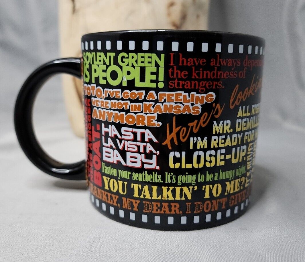 The Unemployed Philosophers Guild Classic Movie Mug 2013 Most Famous Movie Lines