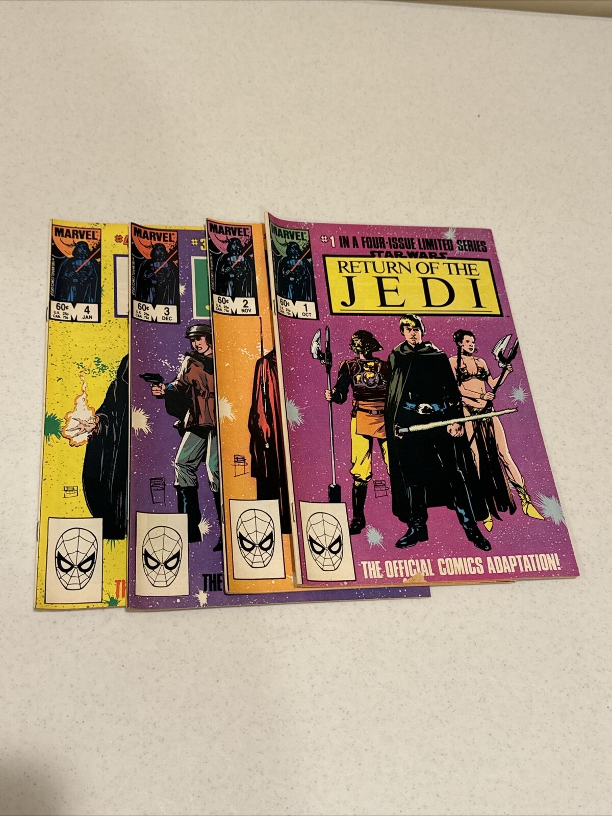 Star Wars Return of the Jedi #1-4 1983-84 [VF~NM] High Grade Full Set Keys