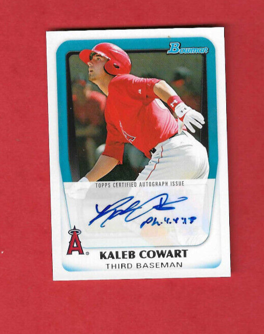 2010 Topps Baseball Autograph Year Kaleb Cowart Card BPA-KC