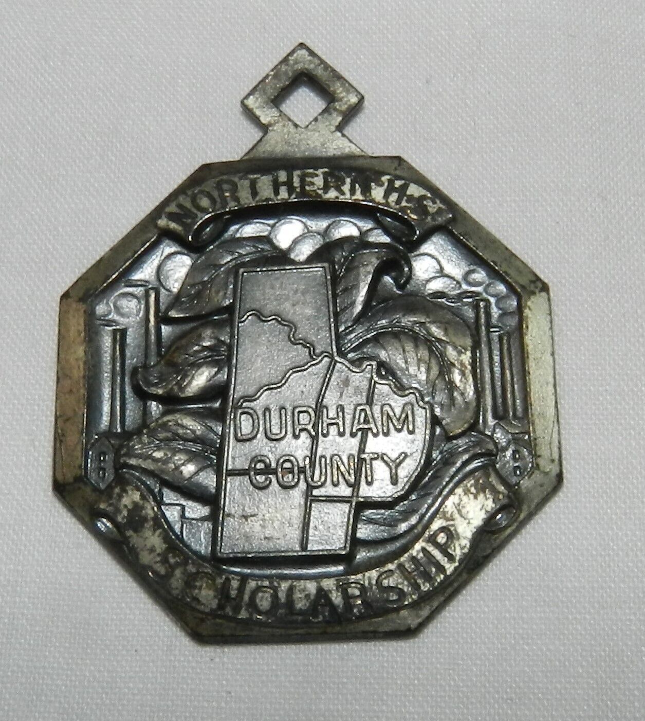 Vintage 1959-60 Sterling Silver Scholarship Medal - Northern H.S. Durham Co. NC