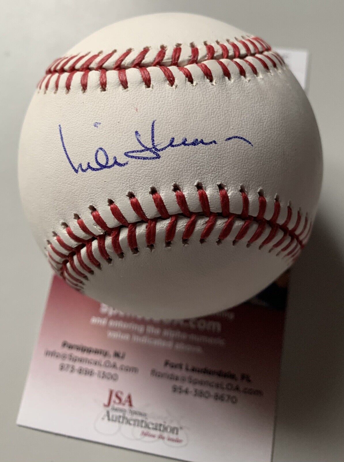 Mike Shannon St. Louis Cardinals Legend Signed Major League Baseball JSA