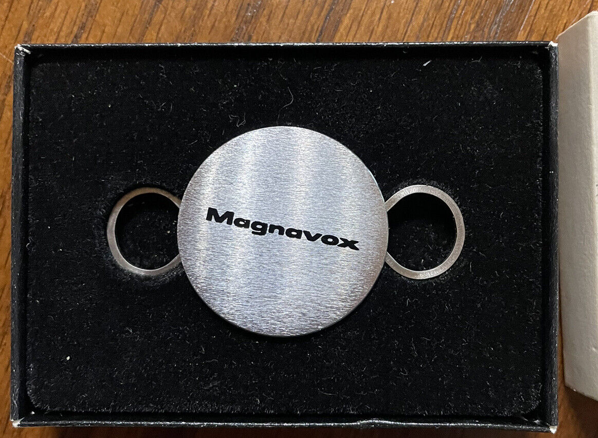 Vintage Zippo Advertising Key Holder - Magnovox - Unused In Original Box