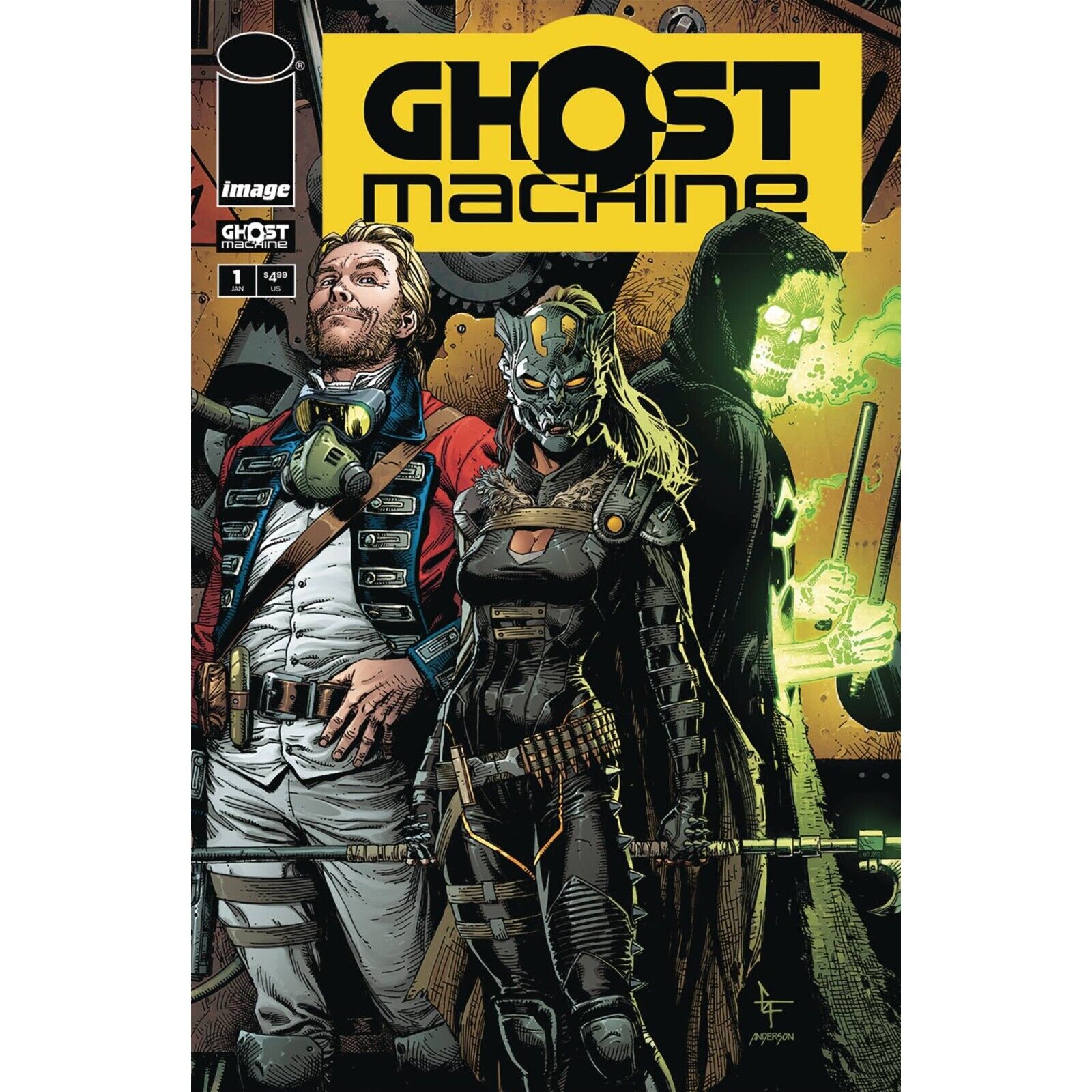 Ghost Machine (2023) 1 Variants | Image Comics / Geiger | COVER SELECT