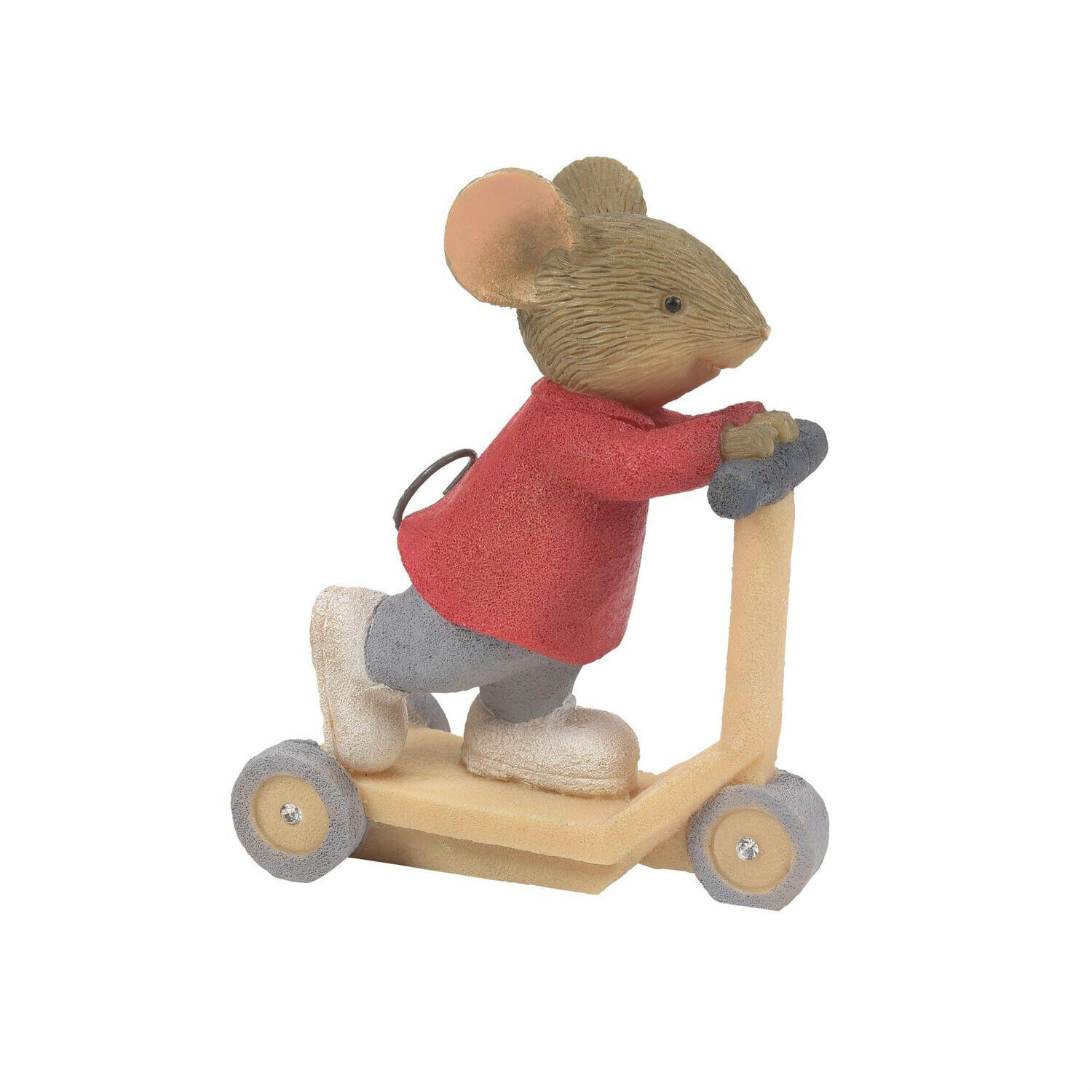 Enesco Tails with Heart SCOOTER SPEED Mouse Outdoor Activities 6012047