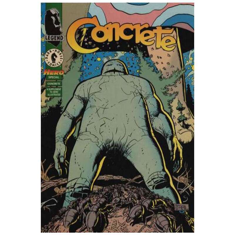 Concrete (1987 series) Hero Illustrated Special #1 in NM. Dark Horse comics [p%