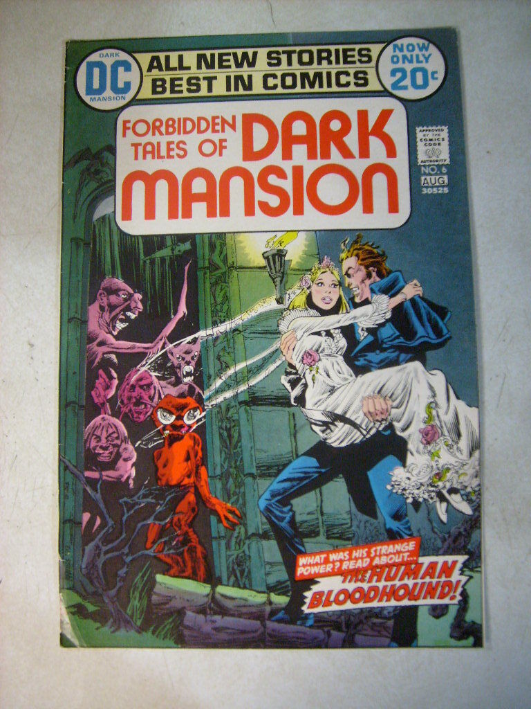 FORBIDDEN TALES of DARK MANSION #6 ART original cover proof 1972 horror DC