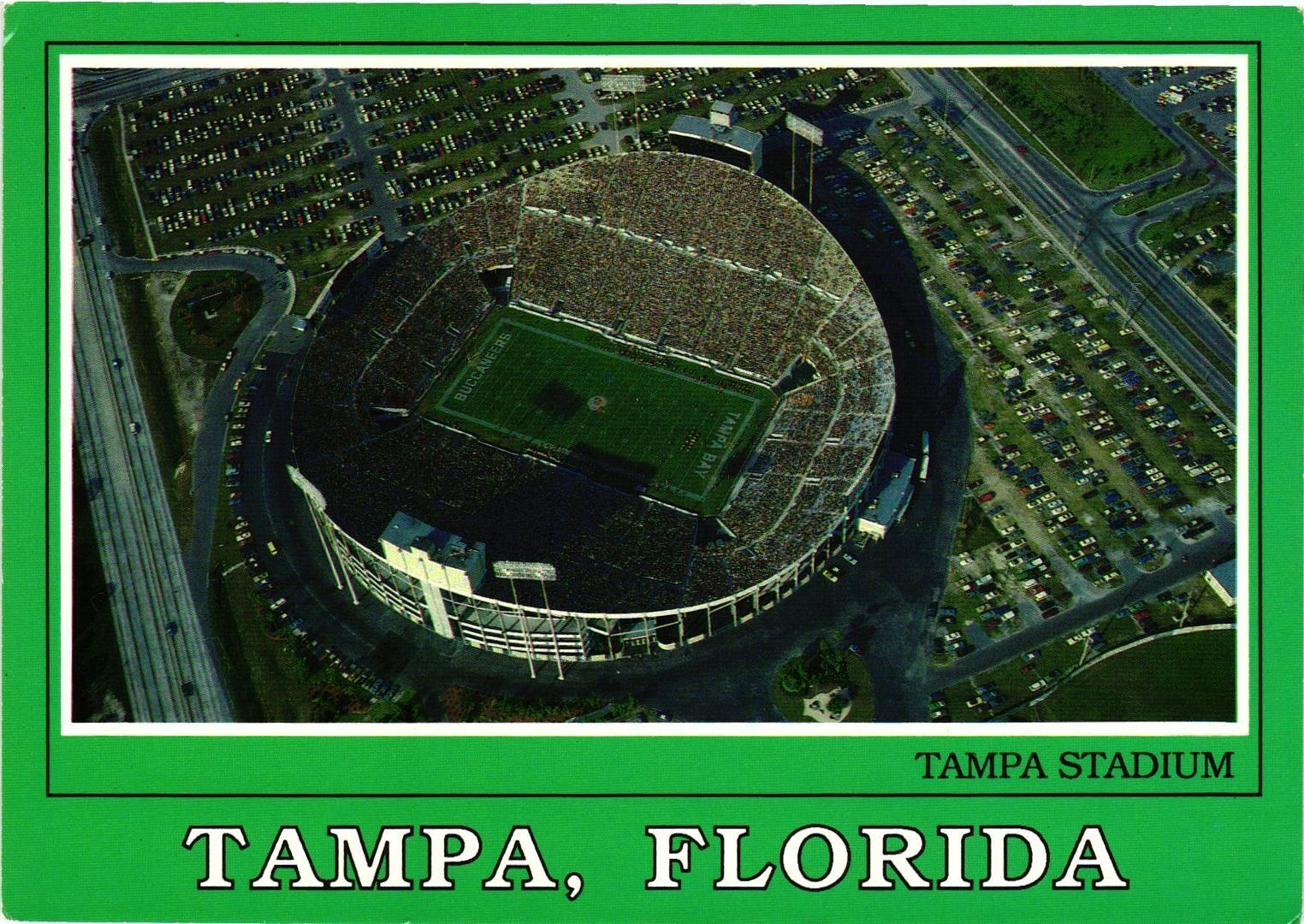 Vintage Postcard 4x6- TAMPA STADIUM, TAMPA, FL.