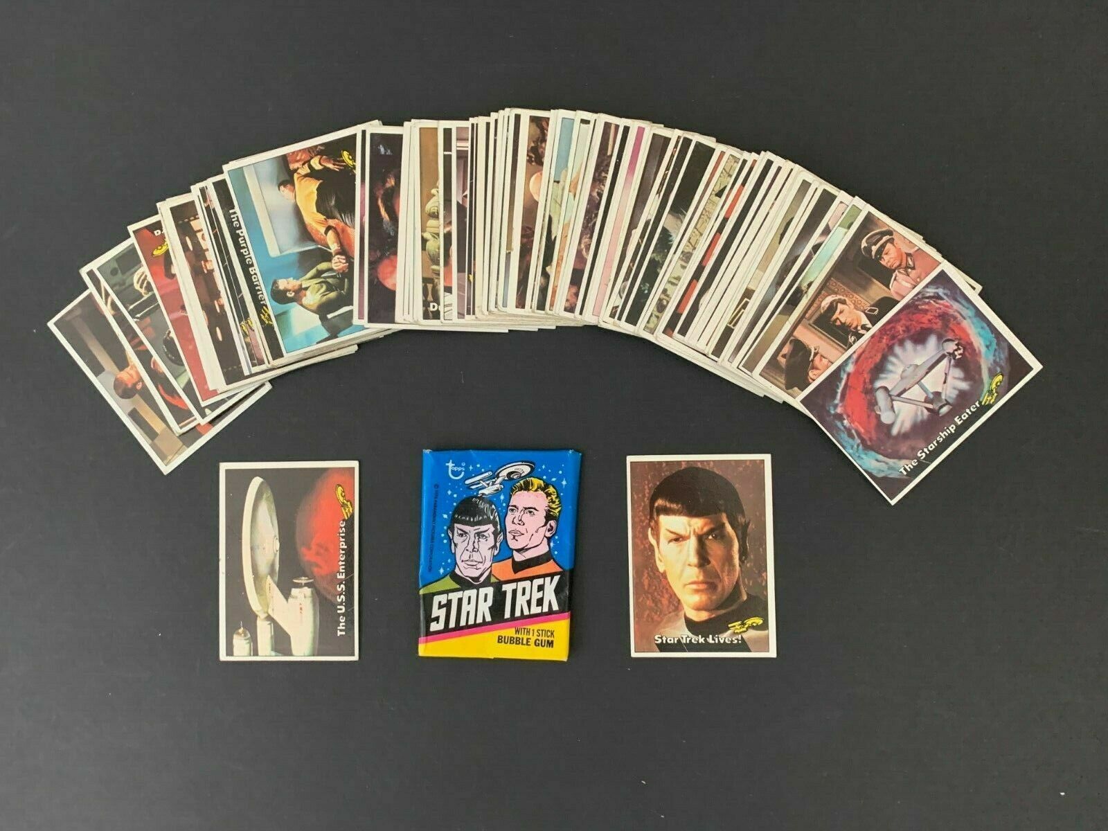 1976 Topps Star Trek Trading Cards Singles Complete Your Set Choose Pick EX+