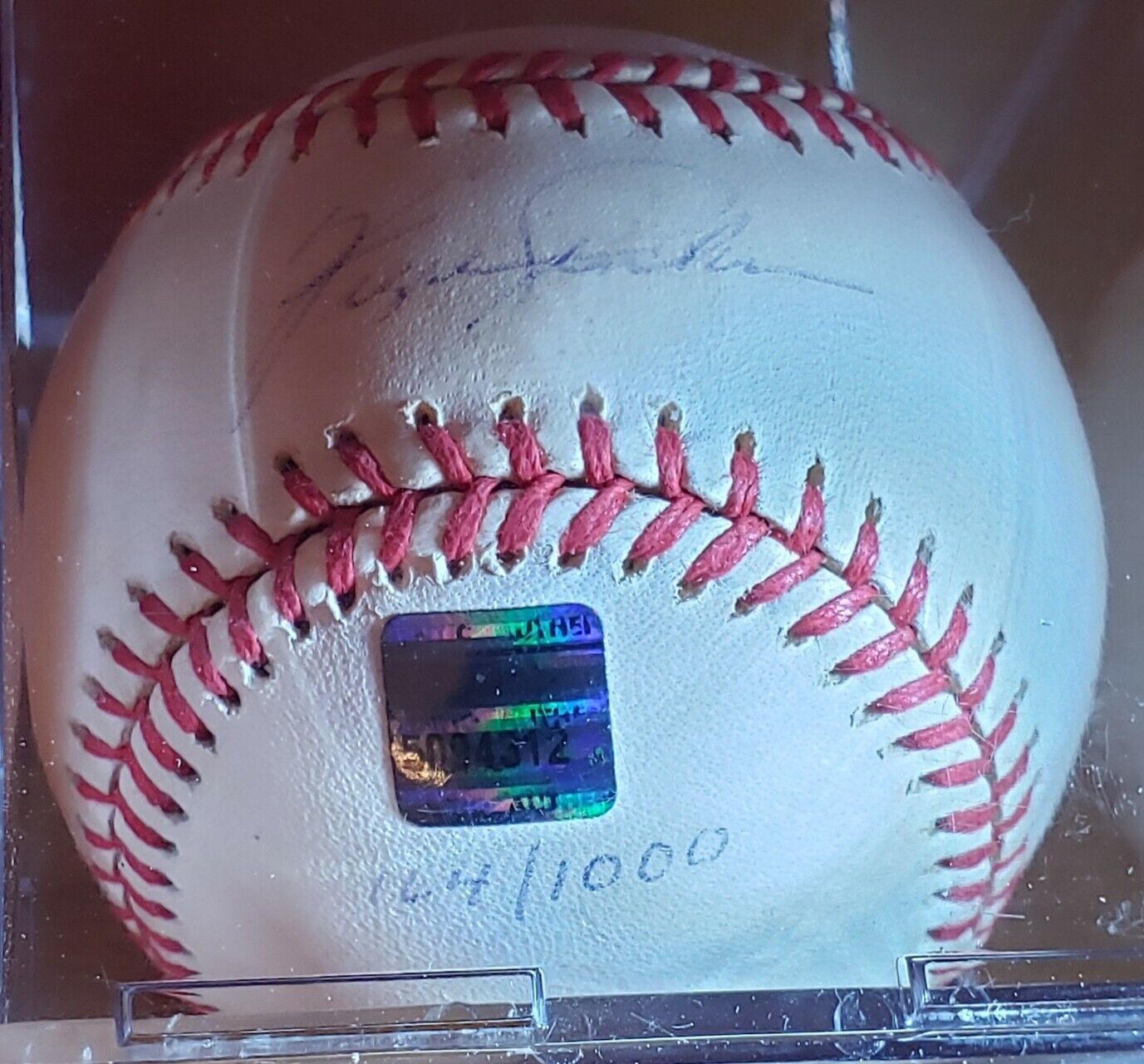 2002 FERGIE JENKINS Archives Reserve autographed baseball