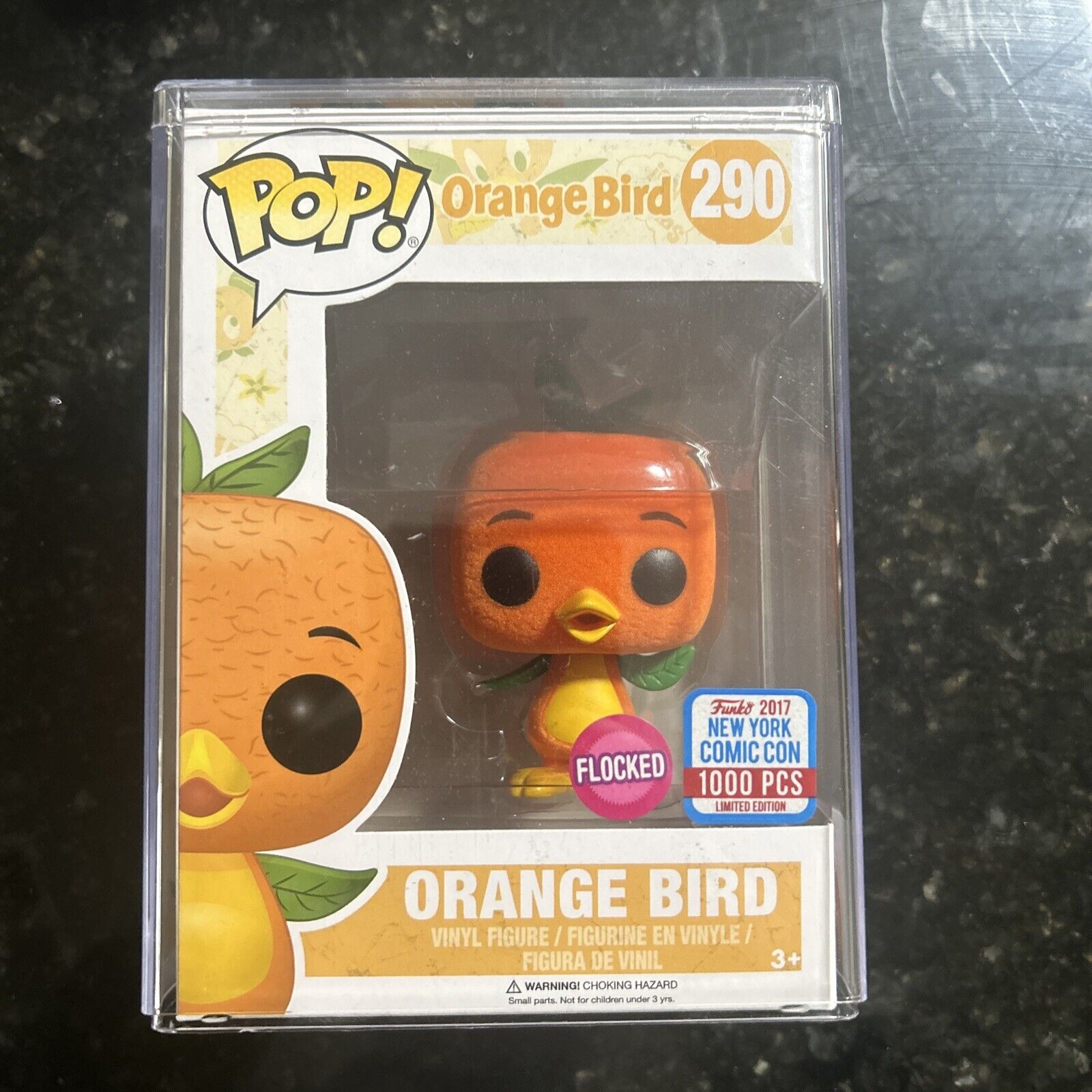 funko orange bird flocked NYCC 1000 PCS limited Edition