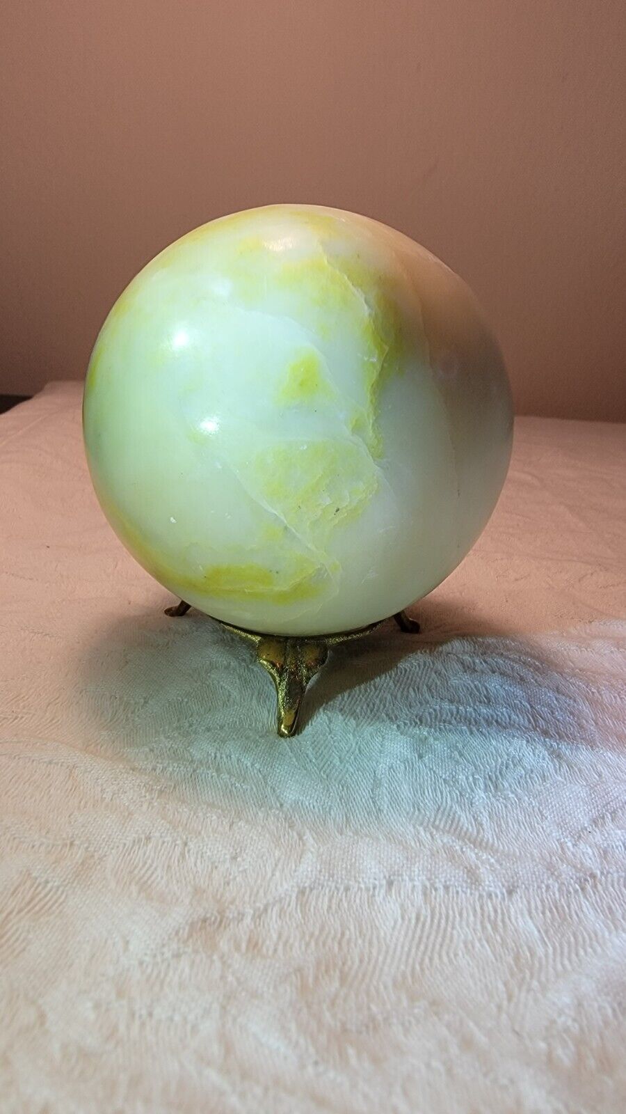 Polished Nephrite Jade Sphere 716 grams