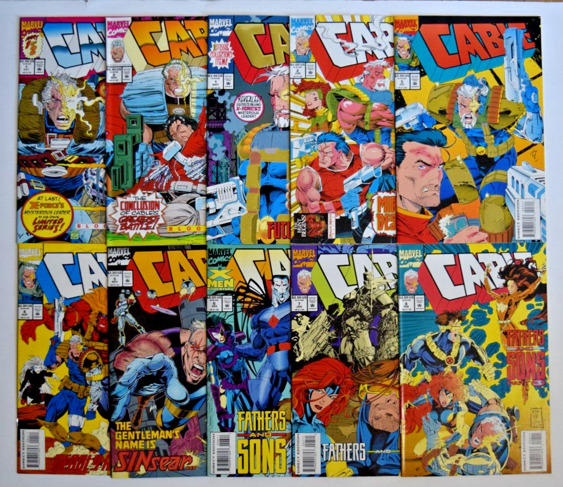 CABLE (1993) 112 ISSUE COMPLETE SET #-1-107, 89 & 99 ANNUALS, BLOOD & METAL 1 &2