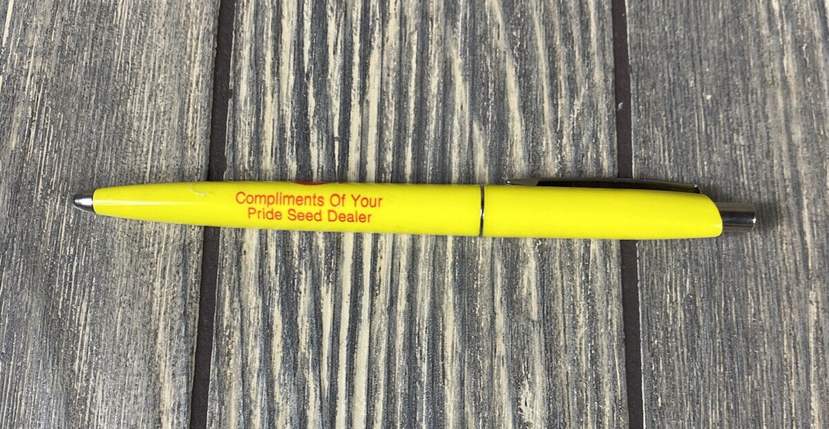 Vintage Pride Compliments of your Pride Seed Dealer Yellow Pen