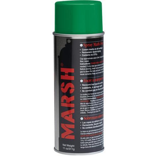 Marsh Spray Stencil Ink, Green, 12/Case
