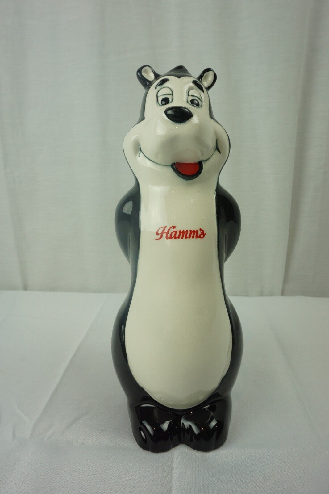 Fully Original Hamm\'s Beer Bear Mascot Bank  With Plug  