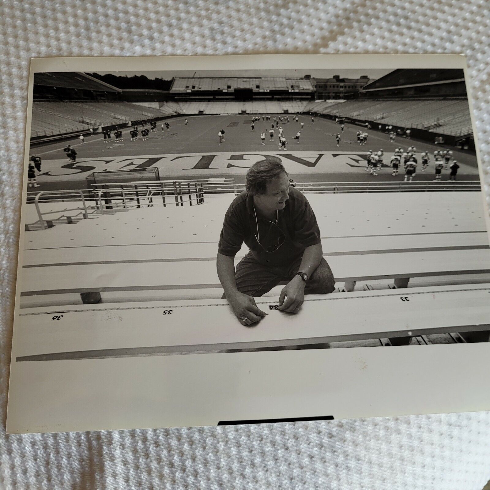 Boston College 1994 Alumni Stadium Field Press Photo # Seats Opener Practice