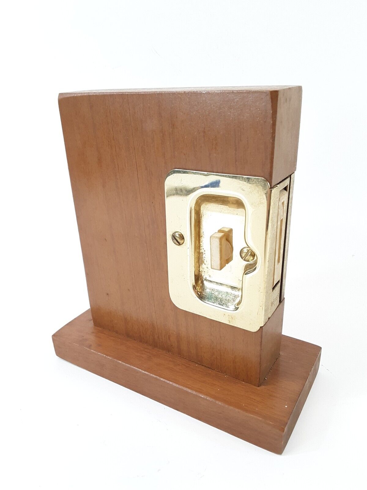 WEISER LOCKS Deadbolt Lock Salesman Sample Advertising Display Vintage RARE