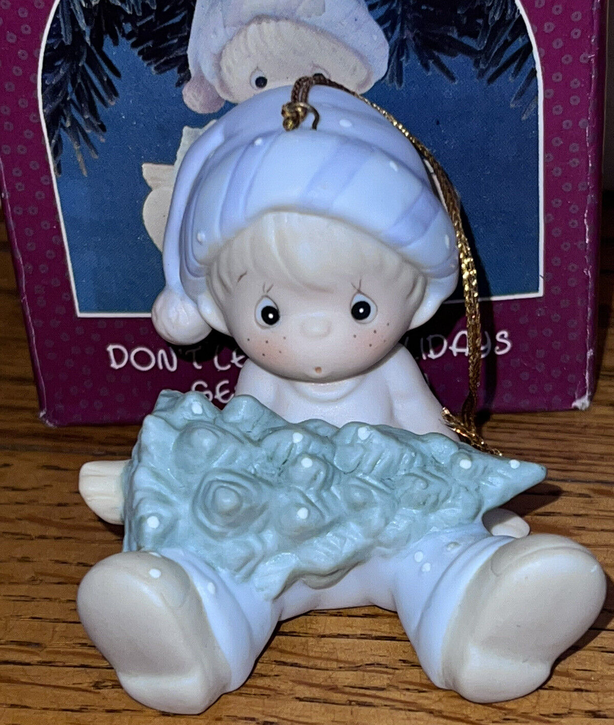 Buy 2 Get 1 Free Precious Moments-“Don’t Let the Holidays Get You Down”Ornament