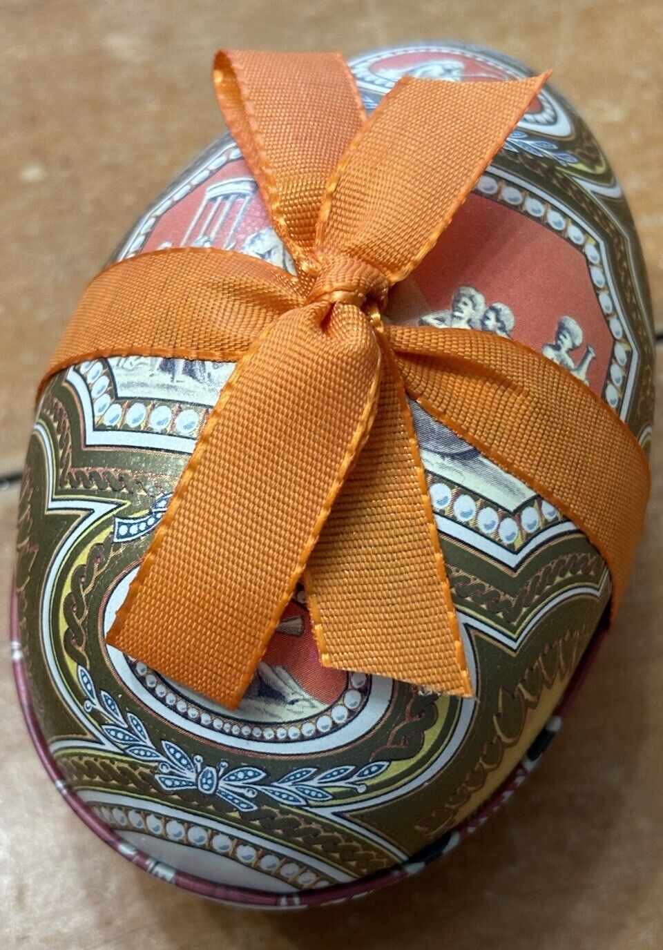 Faberge Inspired Catherine The Great Cameo Egg Sweets Tin