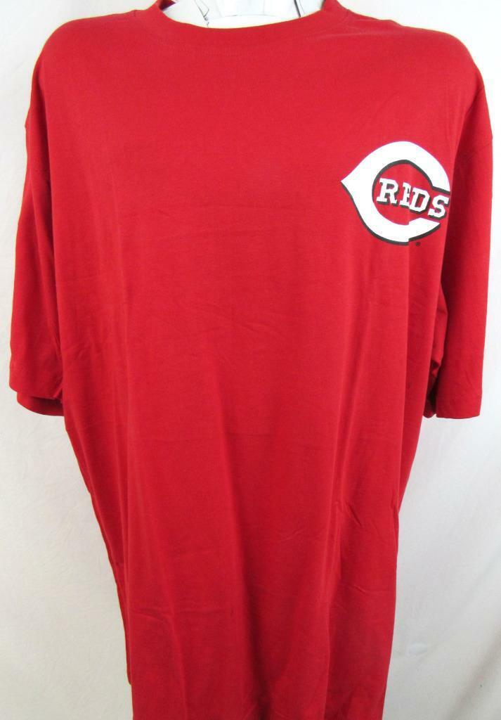 Cincinnati Reds Big Mens XLT Screened Left Side Chest Logo T-shirt CIR 27